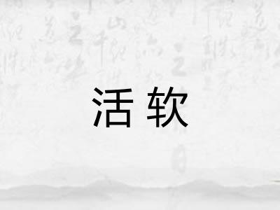活软 活软