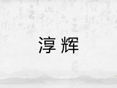 淳辉