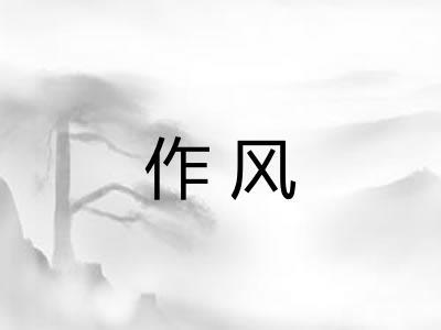 作风