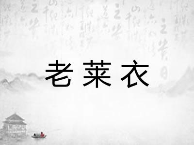 老莱衣 老莱衣
