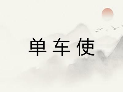 单车使 单车使