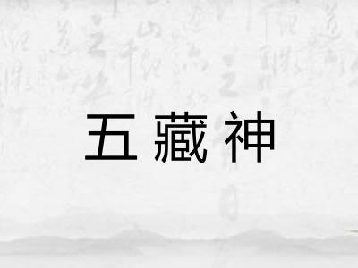 五藏神 五藏神