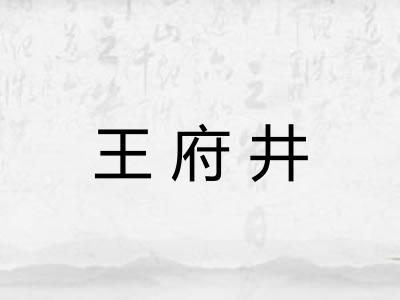 王府井 王府井