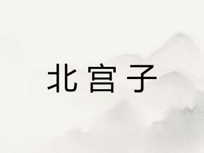 北宫子