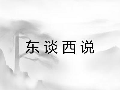 东谈西说