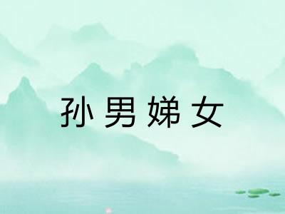 孙男娣女 孙男娣女