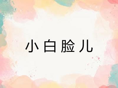 小白脸儿
